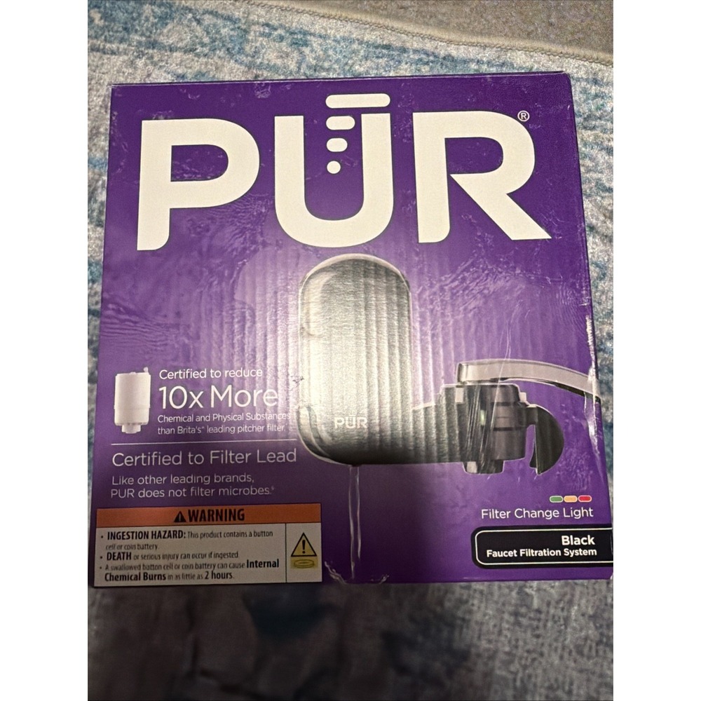 PUR Faucet Filtration System – Black (Model FM2000B) Certified to Filter Lead